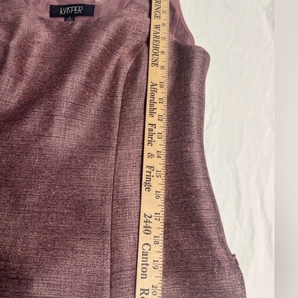 Kasper Women's Sleeveless Top - Pink shimmer size 6 - Picture 3 of 4